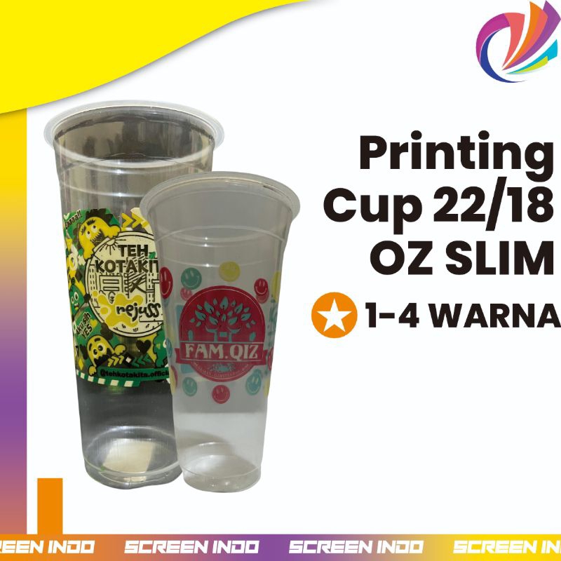 Sablon Cup SLIM 22oz & 22oz [ PROMO.. ]