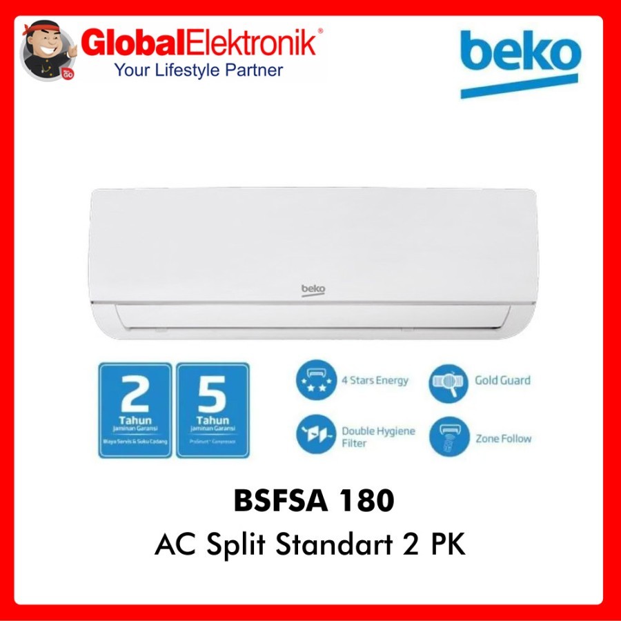 BEKO AC STANDAR 2 PK BEKO BSFSA180 AC 2PK AC BEKO 2PK
