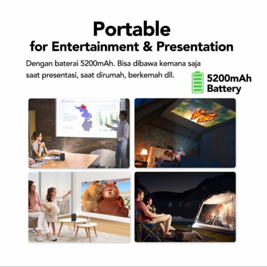 Projector Portable Micropack MPJ-01 Micropack MPJ 01 Smart Proyektor MPJ01