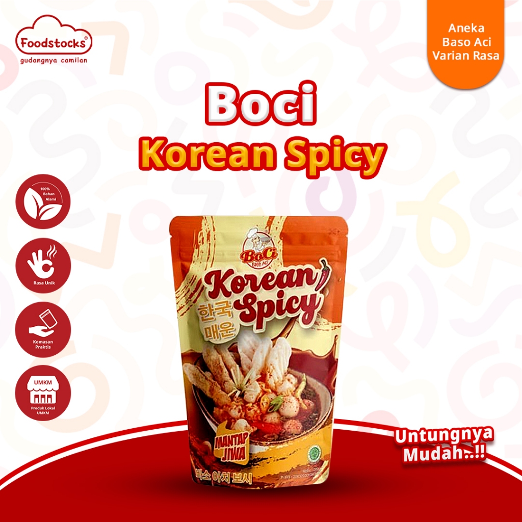 

Boci Korean Spicy Mantap Jiwa