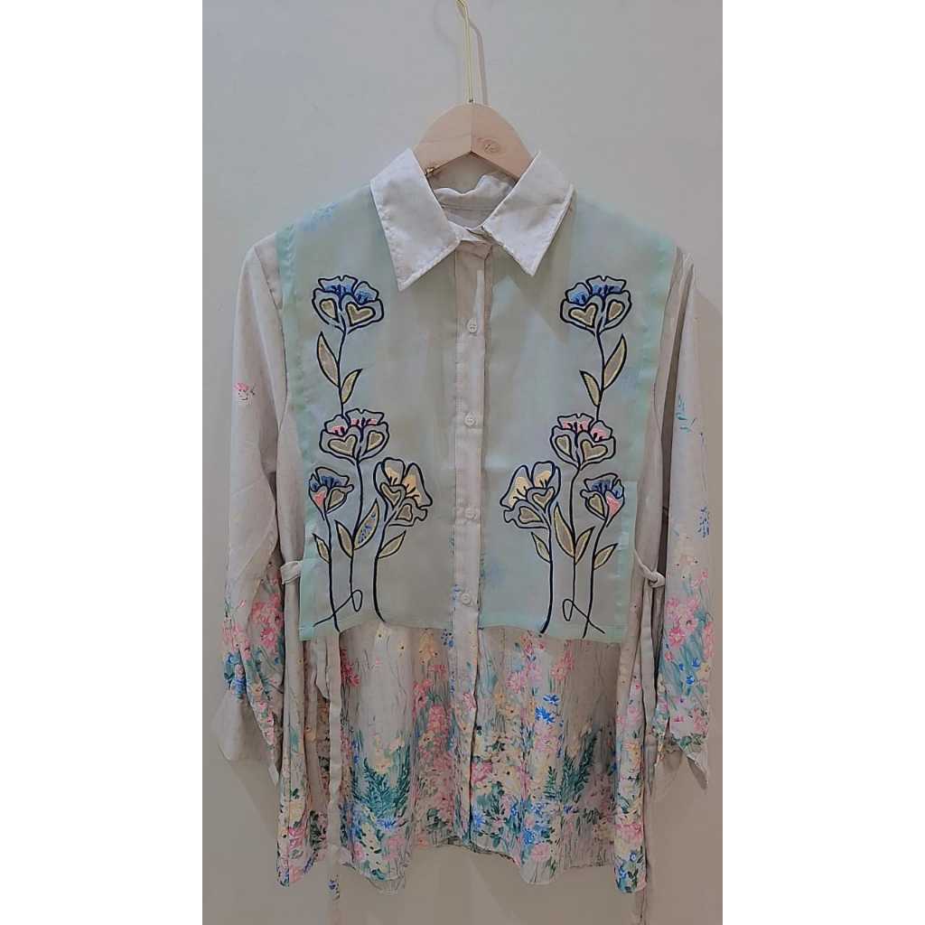 Miniyu Blouse Satin Import Premium