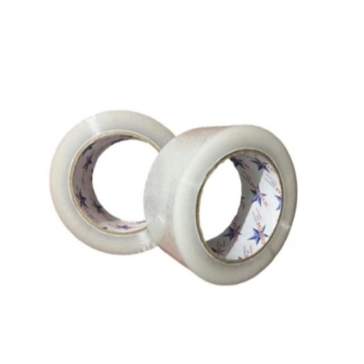 

Lakban Bening/Isolasi Bening 100 Meter Tebal 48mm Lakban Merk Seven Star 90 Yard