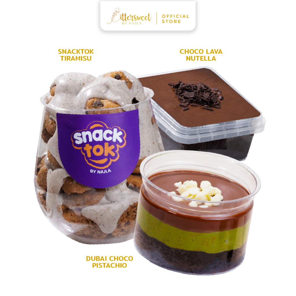 

Choco Lava Nutella + Choco Dubai + Snacktok Tiramisu ( 11.11 )