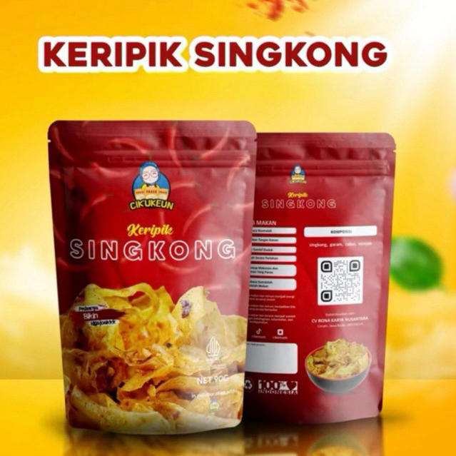 

KERIPIK SINGKONG CIKUKEUN X CIKEMAM-Gurih Pedas Renyah