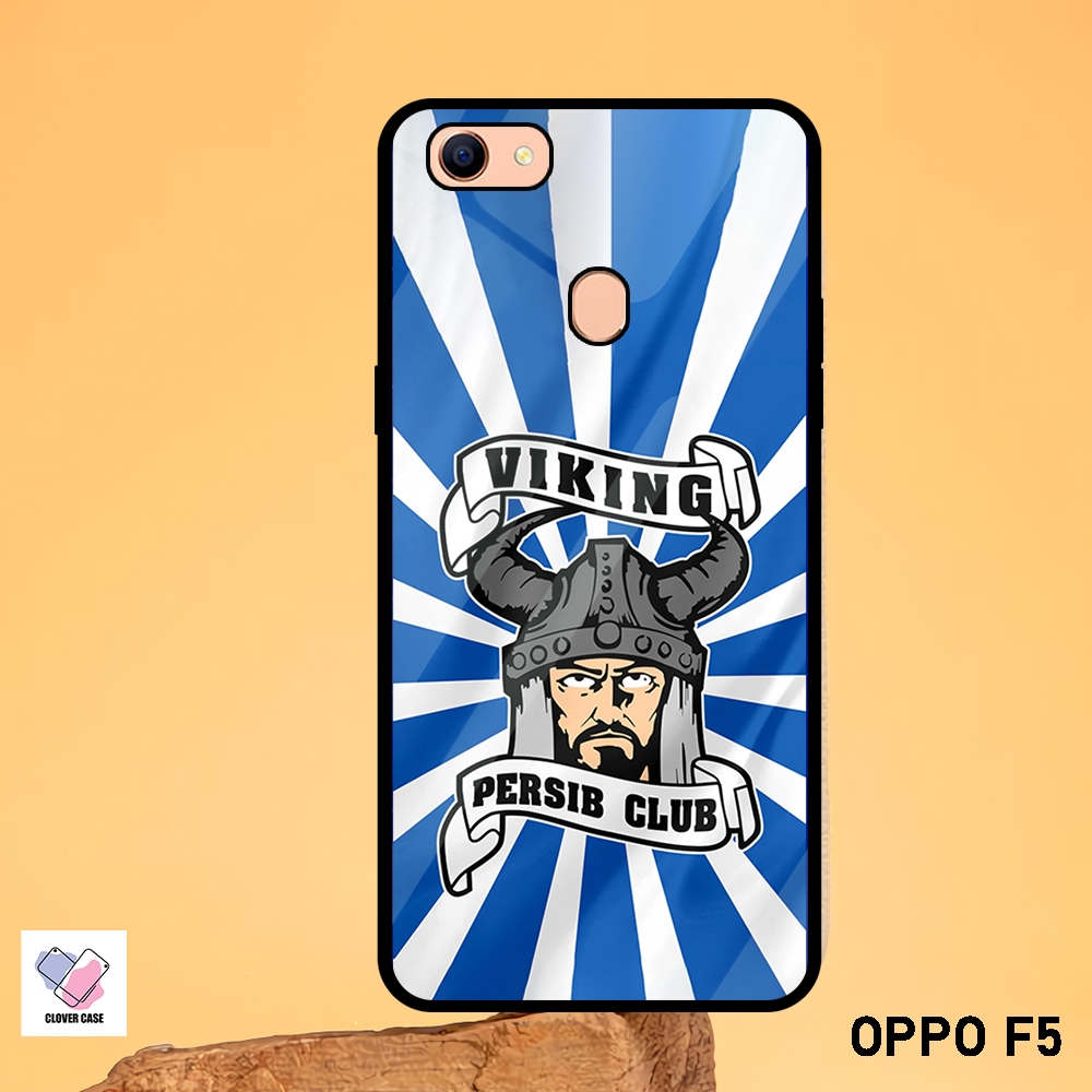 [BL33]  Case Glossy Case | OPPO F5 | CASE KEKINIAN LUCU |  Casing Hp Kilau Motif PERSIB BANDUNG