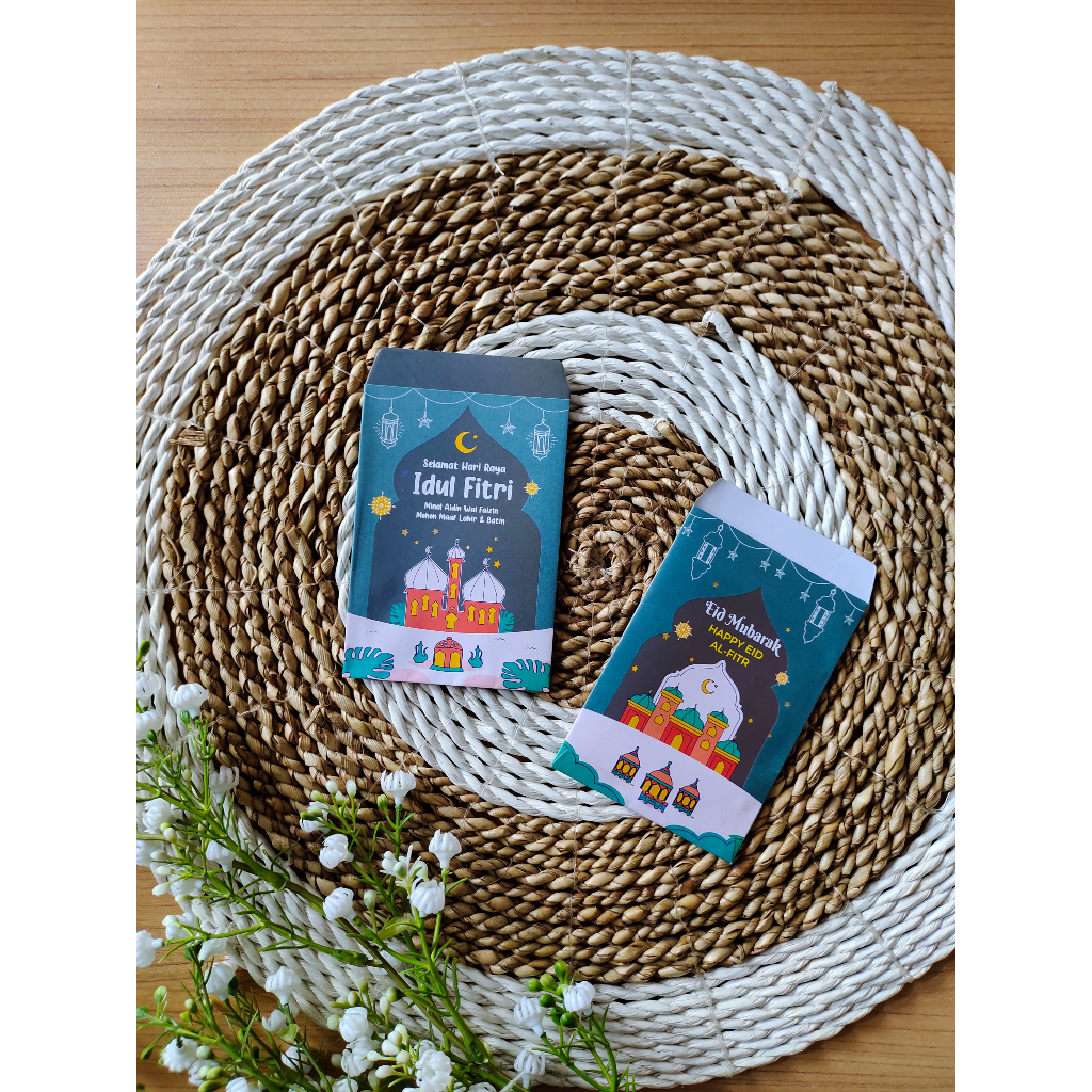

Amplop lebaran Shabic Medium Lucu Bahan Premium Tebal - isi 10