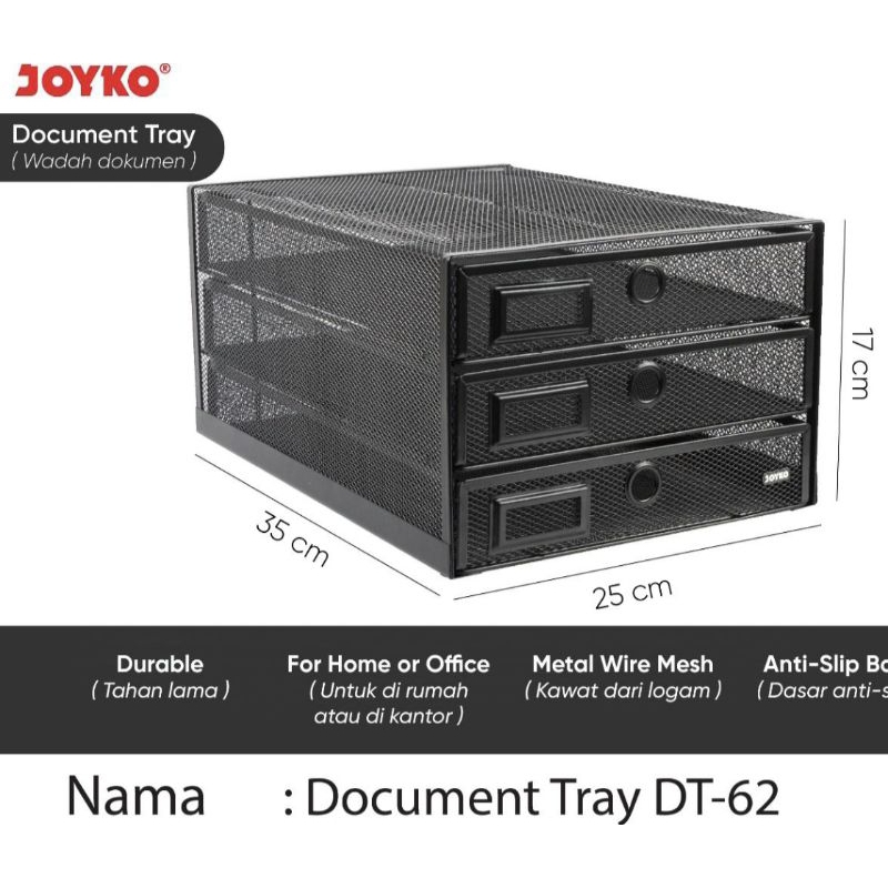 

Tray Besi Joyko DT-62 (1pcs) 3susun