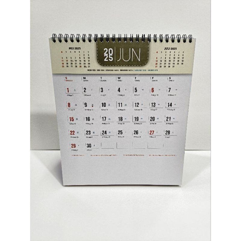 

kalender meja EXECUTIF pemandangan Indonesia 2025