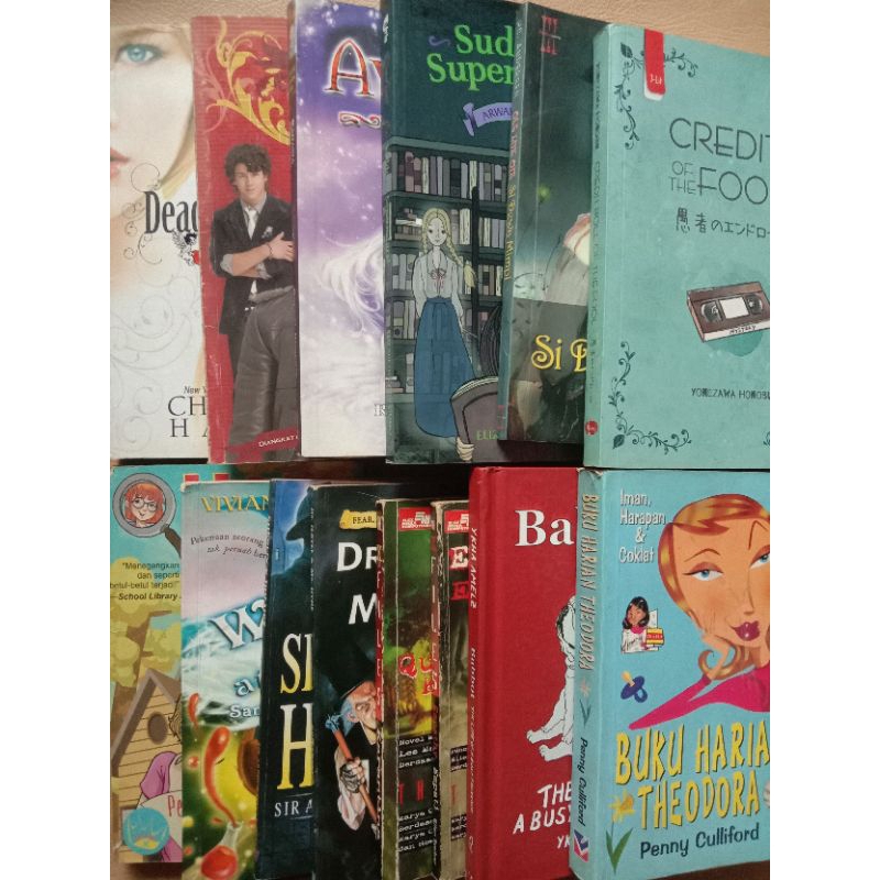 Obral Novel Terjemahan Edisi Rahasia Unicorn, Wild Heart, Dead Until Dark, Credit Roll Of The Fool, 