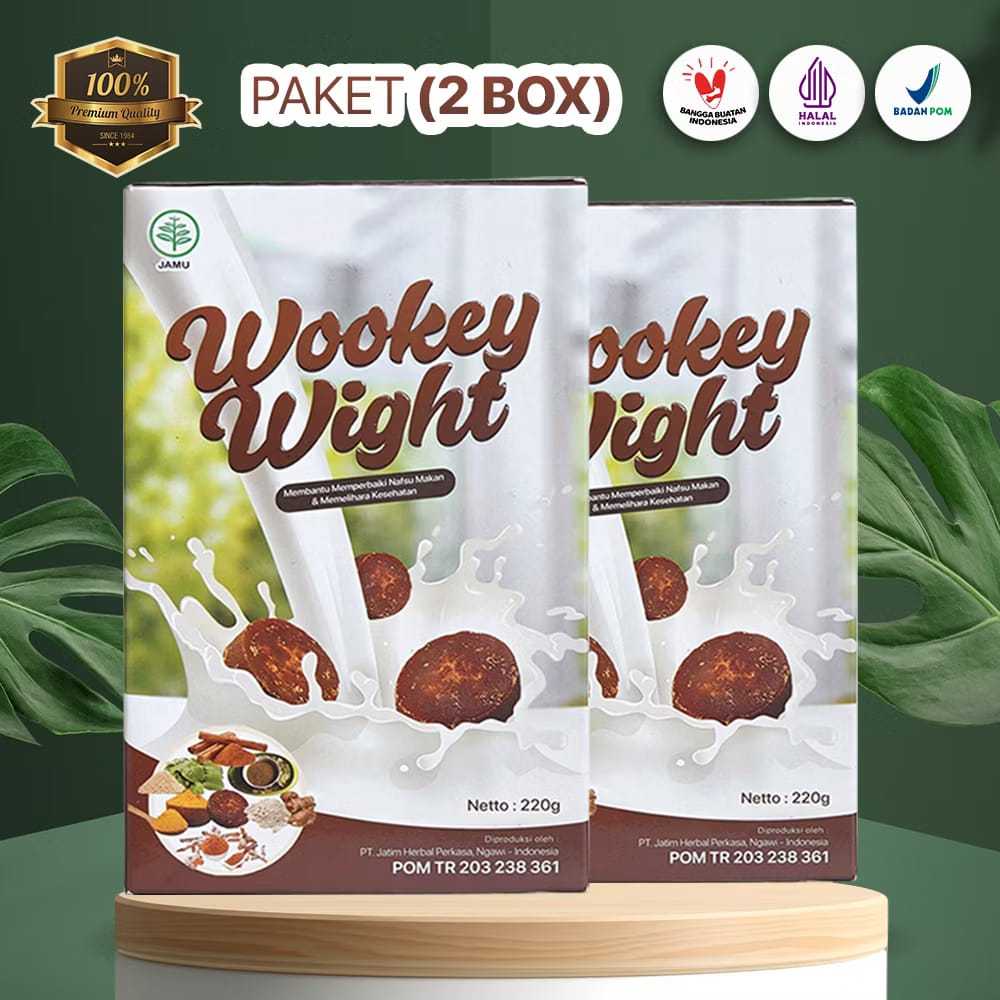 

Wookey Weight - Susu Penambah Berat Badan dan Nafsu Makan Paket 2 Box