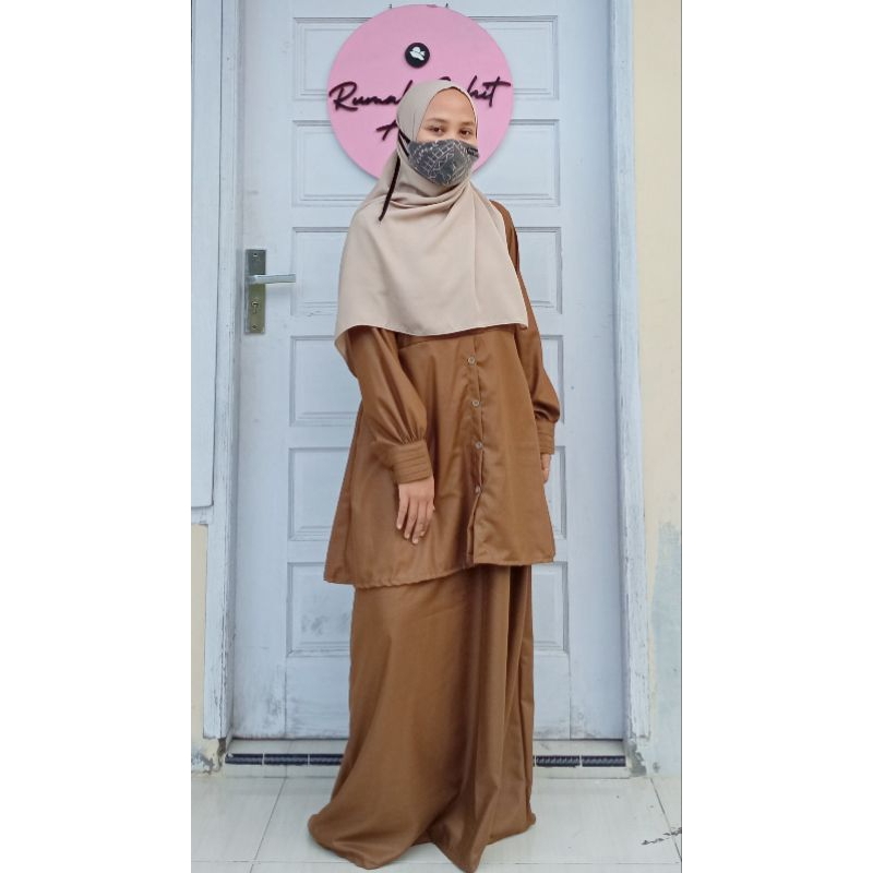 Gamis Khaki/PDH (6) | Rumah Aisha