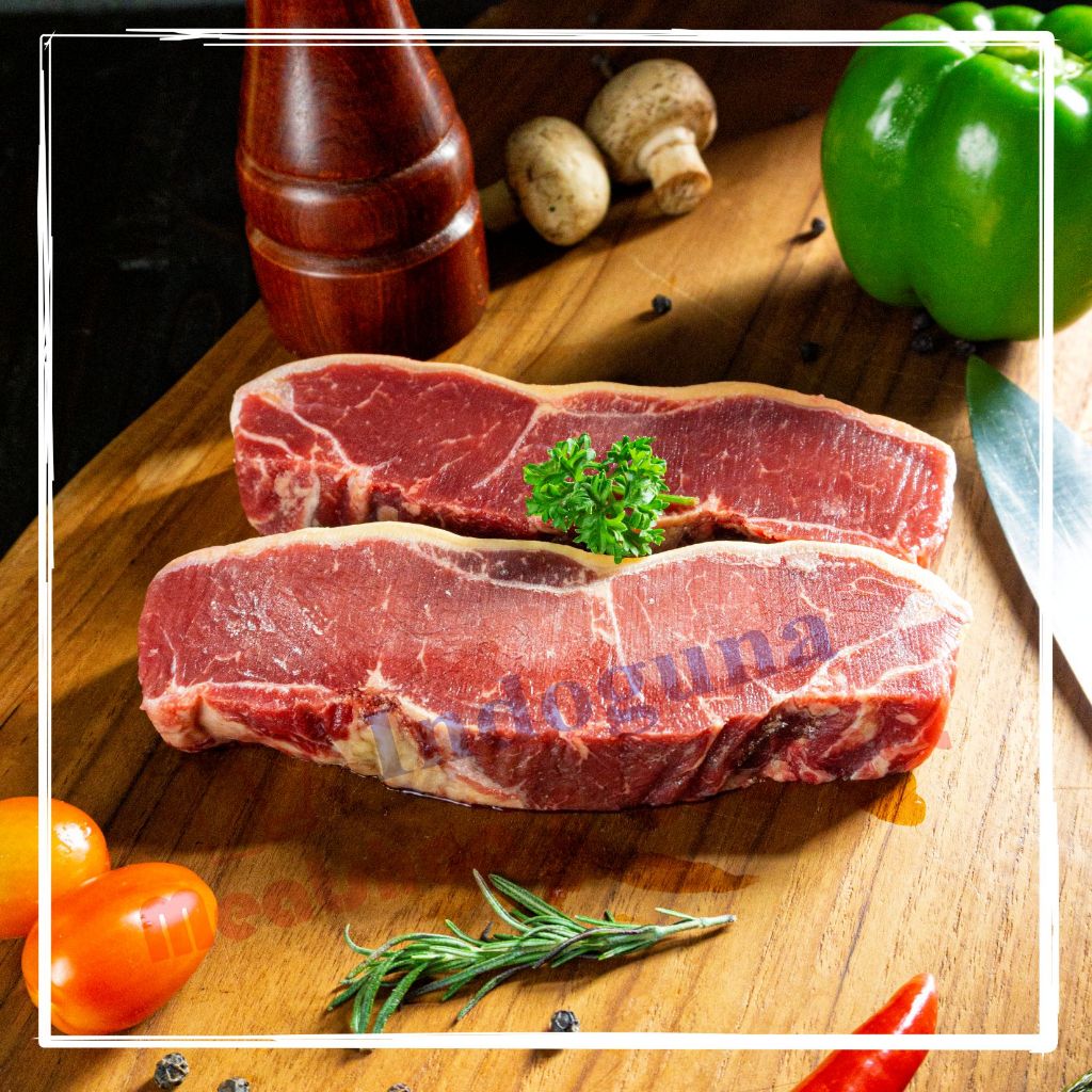 

NZ New Zealand Beef Striploin Sirloin PR Steak