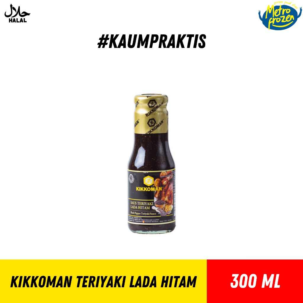 

KIKKOMAN Saus Teriyaki Lada HItam 300gr