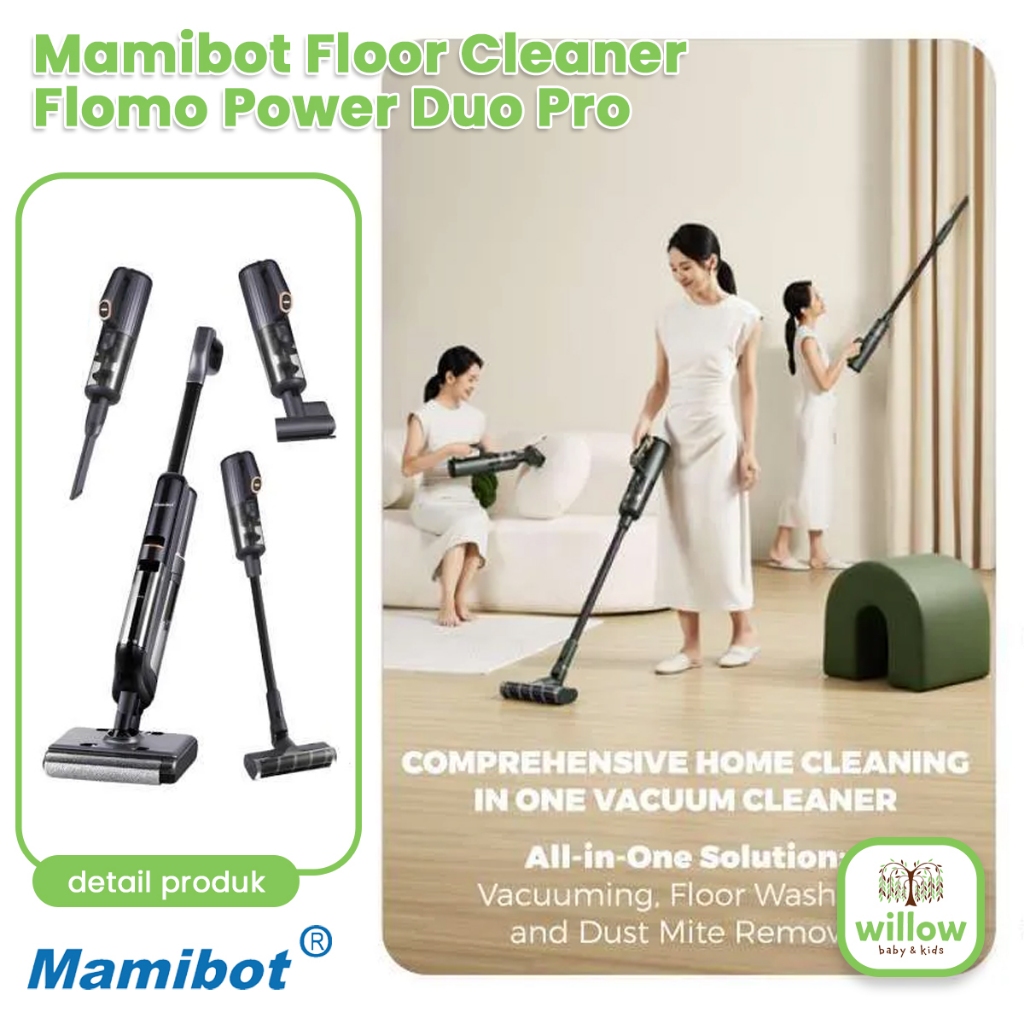 Vacuum Cleaner - Mamibot Floor Cleaner Flomo Power Duo Pro