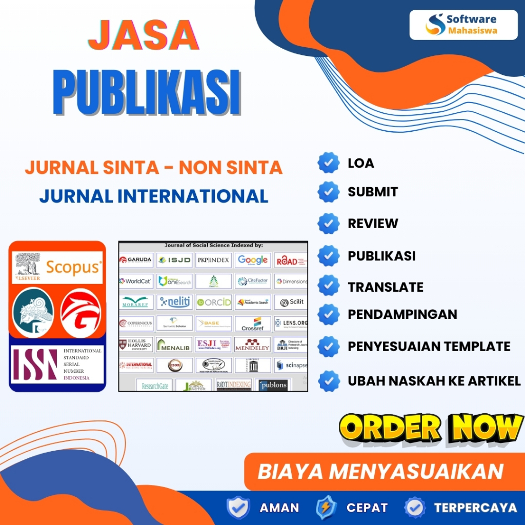 JASA PENDAMPINGAN | PUBLIKASI | LOA | REVIEW JURNAL SINTA 2- SINTA 6 - Non SINTA - INTERENATIONAL