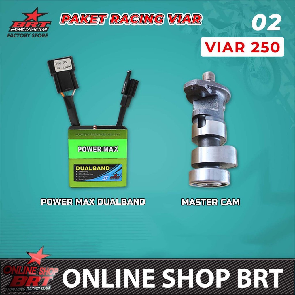 PAKET RACING BORE UP CDI HIJAU & MASTER CAM NOKEN AS VIAR 250
