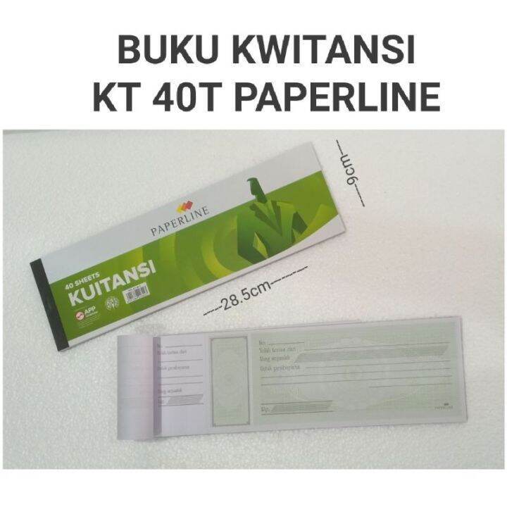 

Buku Kwitansi Sedang Paperline (1 pak / 10 Pcs)