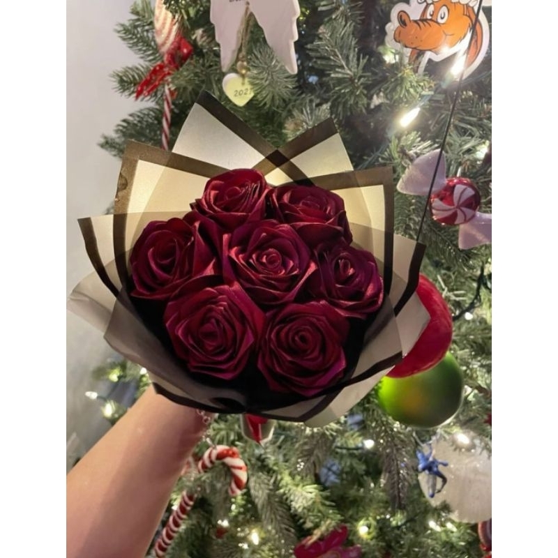 BUKET PITA SATIN PREMIUM (BEBAS REQUEST WARNA) (BUKET CUSTOM)