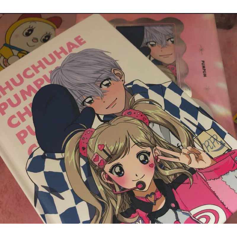 1 lembar sticker sheet girl deco sticker domi Pumpumrum uglycute korean