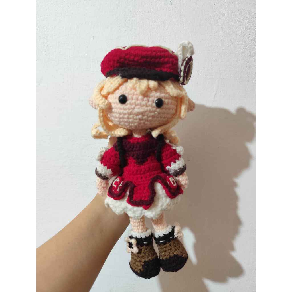 Boneka Rajut Klee Genshin Impact Amigurumi