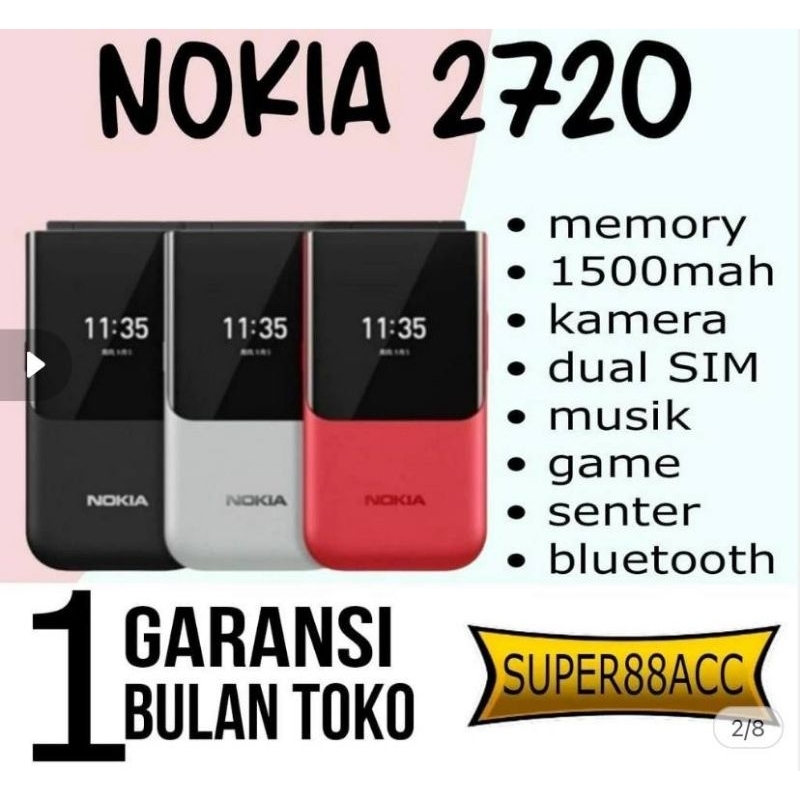 Nokia 2720 flip