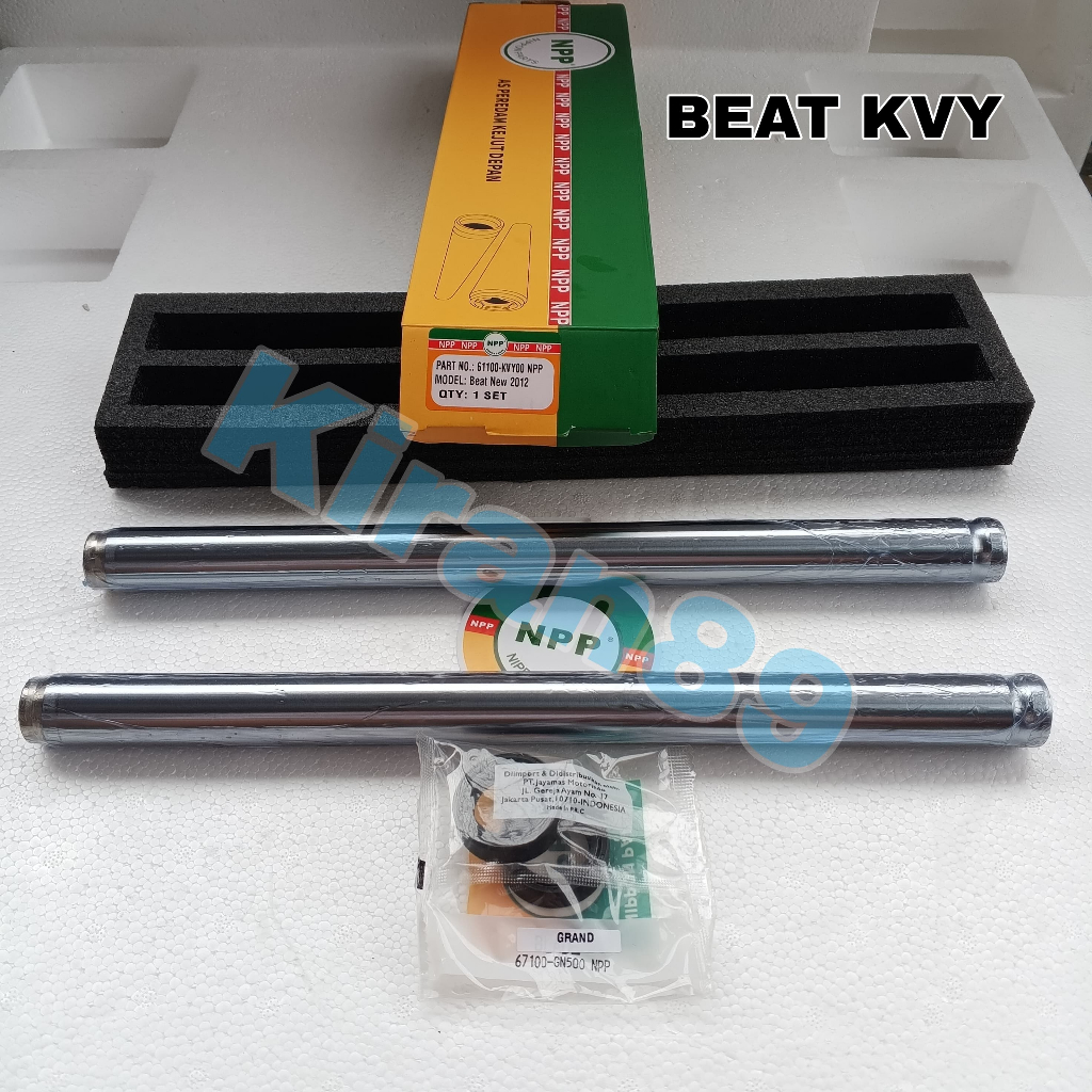 paket As shock depan beat karbu, vario 110 karbu, scoopy karbu, spacy karbu KVY + seal shock depan (