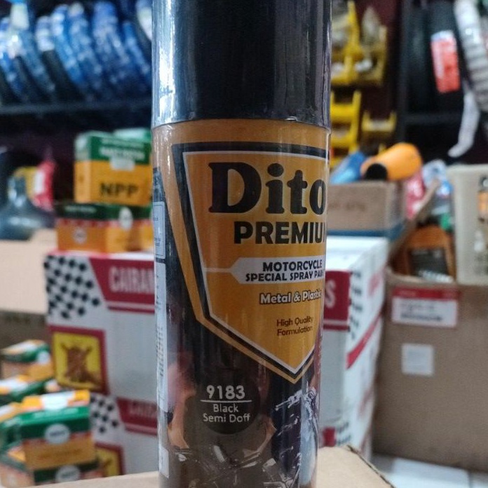 

HJ6 Cat semprot Diton Premium Black semi Doff 9183