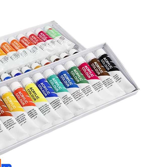 

HJ6 Hhtune Cat Akrilik Set 1224 Warna Acrylic Paint Color Set Painting Lukis Kanvas