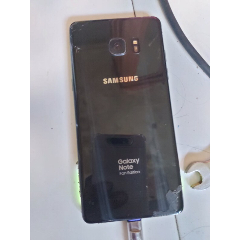 Samsung note FE n935f pecah lcd