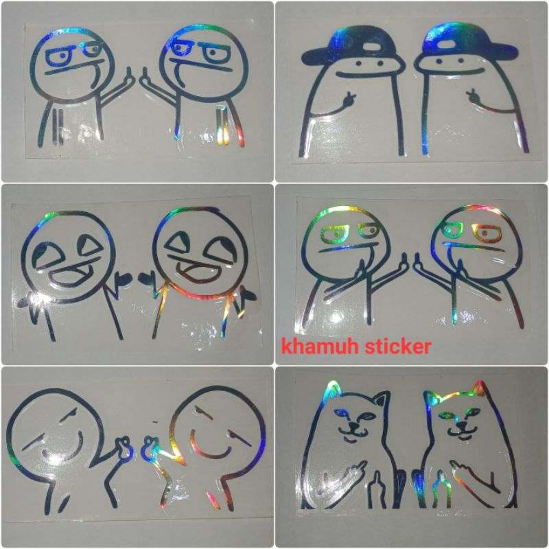 

Sticker siluet khamuh 04