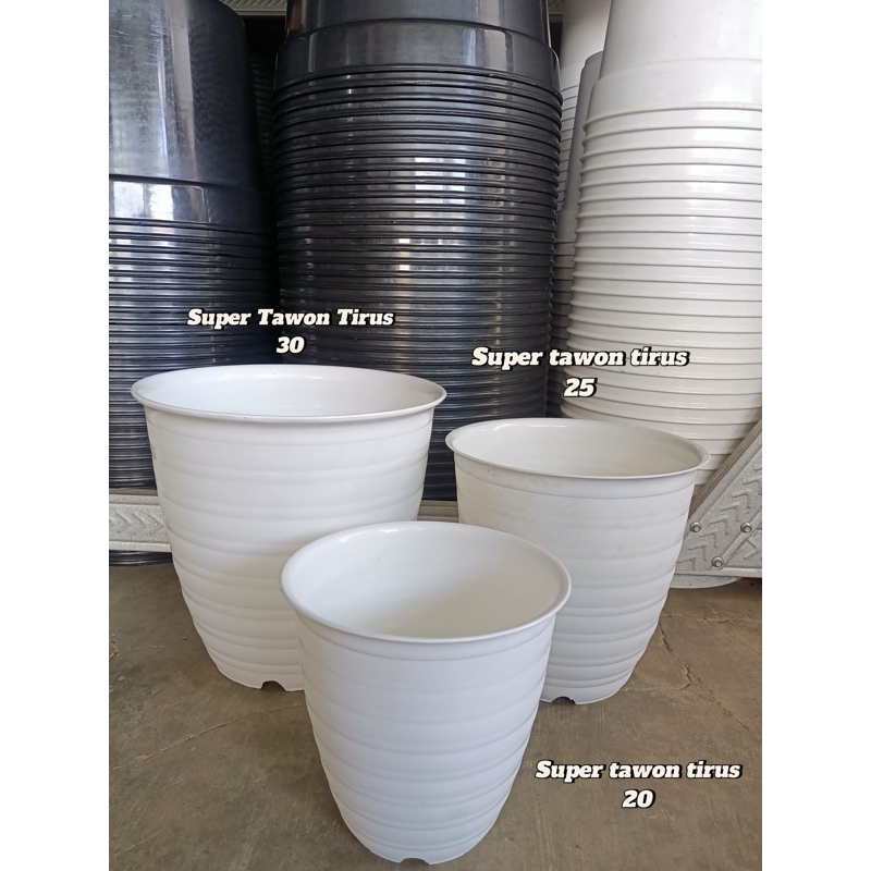 Pot super tawon tirus 20 - pot super tawon tirus 25 - pot plastik