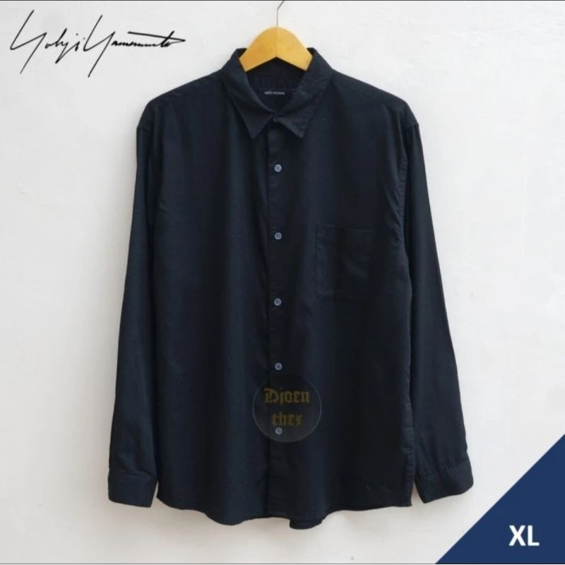 Ined Homme Yohji Yamamoto Kemeja Black LS