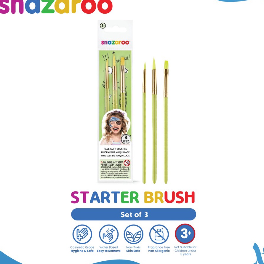 

Diskon Snazaroo Starter Brush Set 3