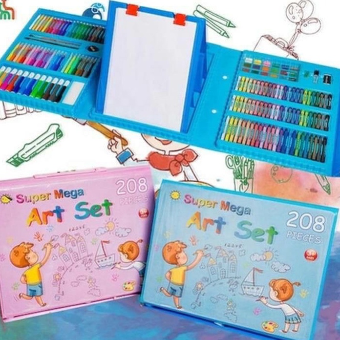 

HJ6 CRAYON SET ANAK 2 Alat Tulis Mewarnai atau menggambar anak lengkap
