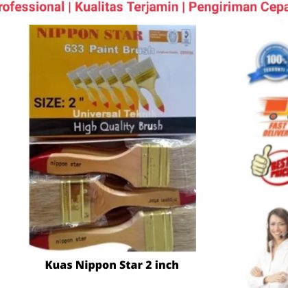 

FG2 Kuas Nippon Star 2inchLusin Kuas cat air