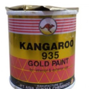 

FG2 CAT WARNA EMAS KANGAROO GOLD 935 1 KG CAT MINYAK BESI PAGAR TEMPA KANGGURU KANGURUU 935 1KG