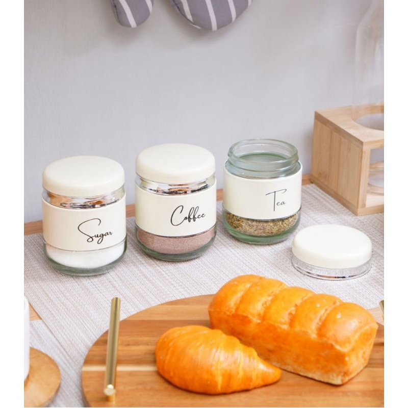 informa toples hanny wadah kopi gula free packing kayu