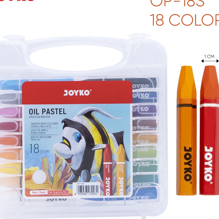 

KP8 crayon JOYKO 18 warnaoil pastel krayon minyak JOYKO