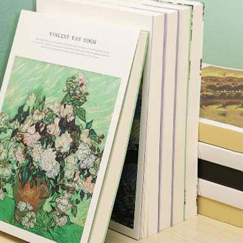 

Langka A4A5 256pages Van Gogh Vintage Blank Sketchbook Thick White Paper