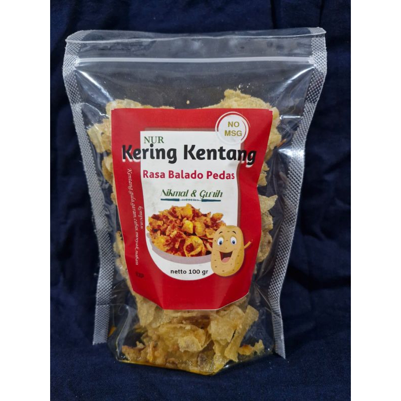 

Nur Kering Kentang Rasa Pedas 100 Gram