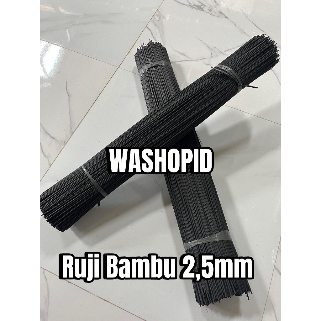 Jeruji Sangkar/lidi bambu Hitam 2,5mm 70cm isi 500 Batang Ruji Sangkar burung