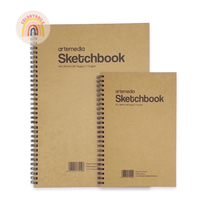 

Murah Artemedia Spiral Sketchbook A5 A4 Wired Craft Cover Jilid Buku Sketsa