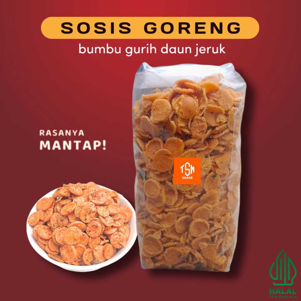 

Sosreng 1 Kg Bumbu Original Daun Jeruk Gurih / Sosis Goreng Special Gurih