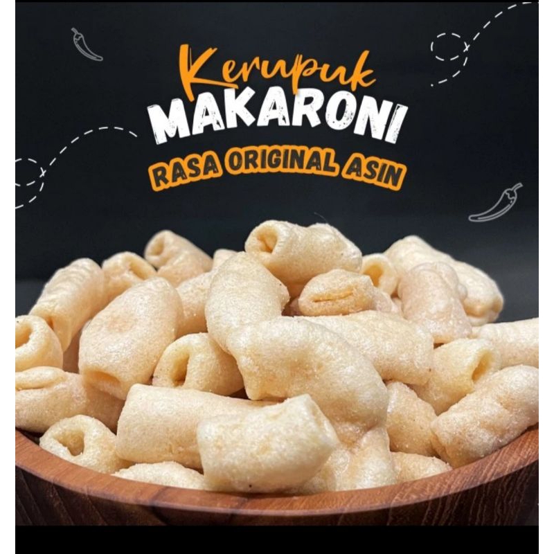 

QH MAKARONI 1BALL JUMBO 1KG (1000GR) - MACARONI GURIH - KERUPUK RENYAH