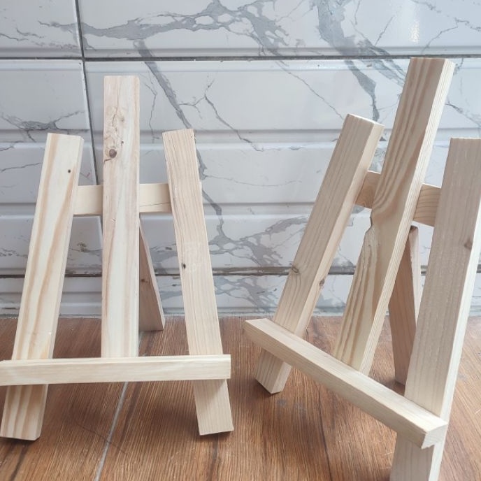 

KP8 EASEL 3 TRIPOD KAYU STANDING FOTO KANVAS LUKISAN PAPAN TULIS DEKORASI AESTHETIC armina art