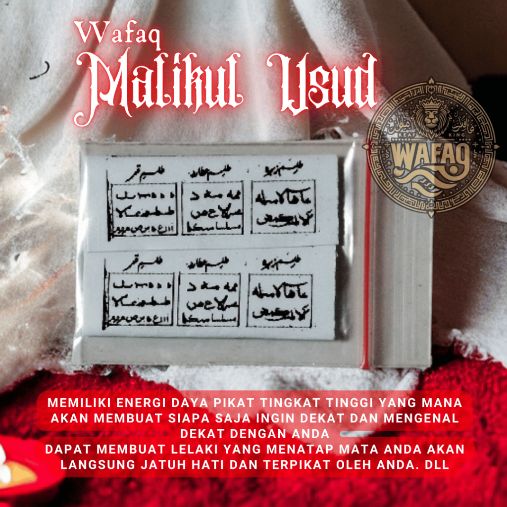 

Kertas Waffaq Malikul Usud Untuk Penarik Cinta Dan Aura Pemikhat