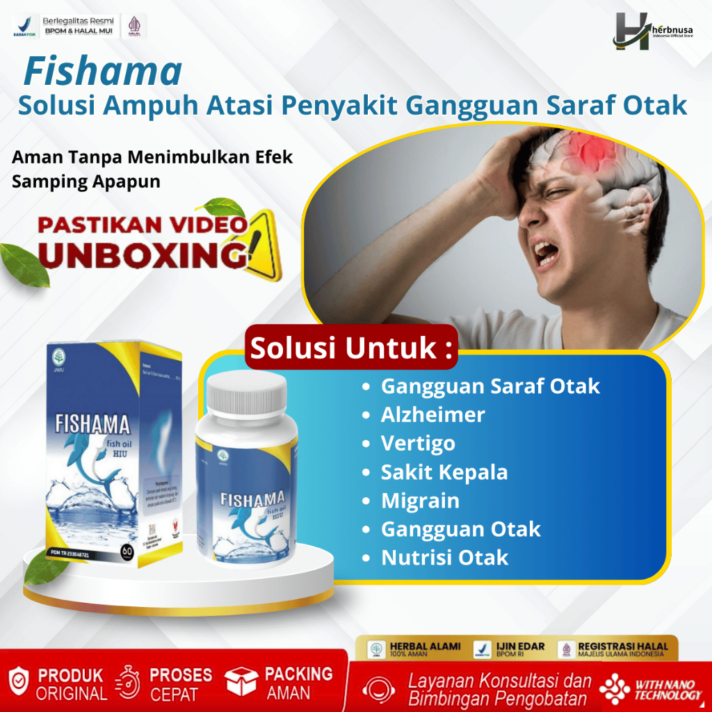 Obat Gangguan Saraf Otak Alzheimer Vertigo Sakit Kepala Migrain Gangguan Otak Nutrisi Untuk Otak Fis