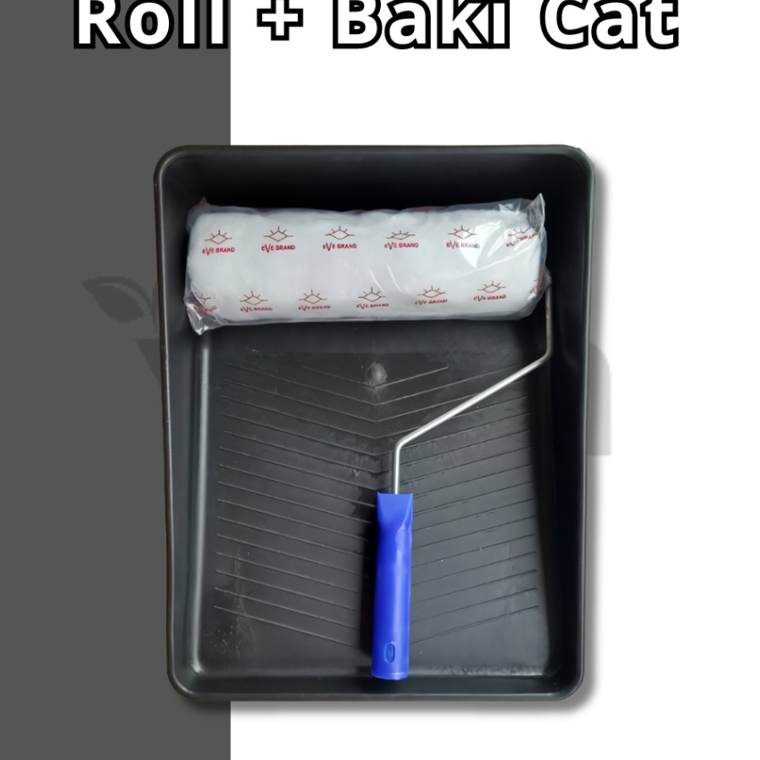 

HJ6 Kuas Roll Cat Ukuran 9 Inch Baki Cat I Kuas Roll Cat Tembok