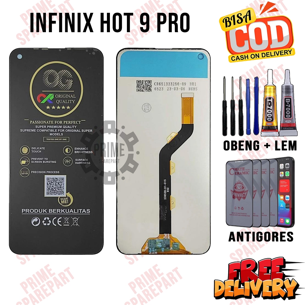 Lcd INFINIX HOT 9 PRO Original Oem Lcd Touchscreen INFINIX HOT 9 PRO Fullset