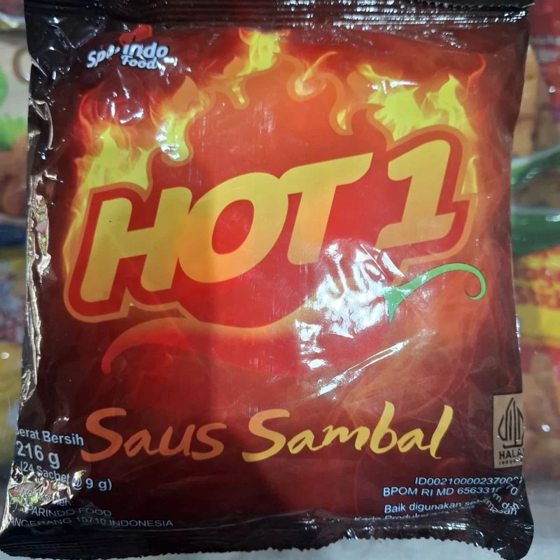 

Saus sambal HOT 1 Sachet